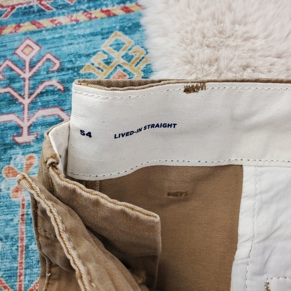 Old Navy Straight Lived-In Khaki Non-Stretch Shorts Men 54W - Picture 4 of 7